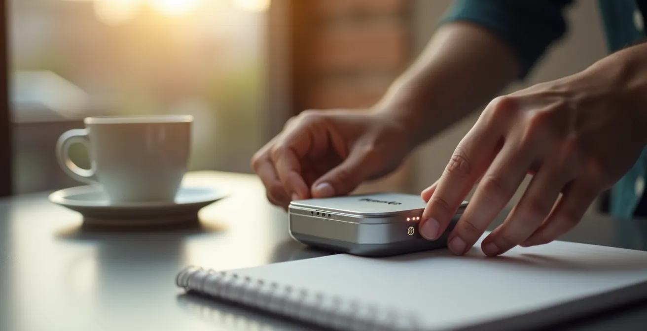 Configuration de partage de connexion mobile dans un espace de travail nomade