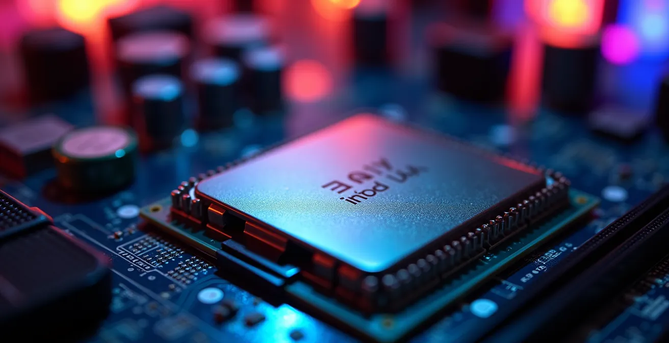 Processeur Intel avec technologie Quick Sync pour accélération du montage vidéo